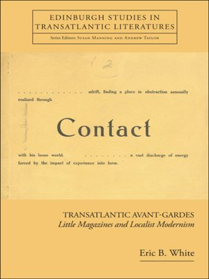 cover image of Transatlantic Avant-Gardes